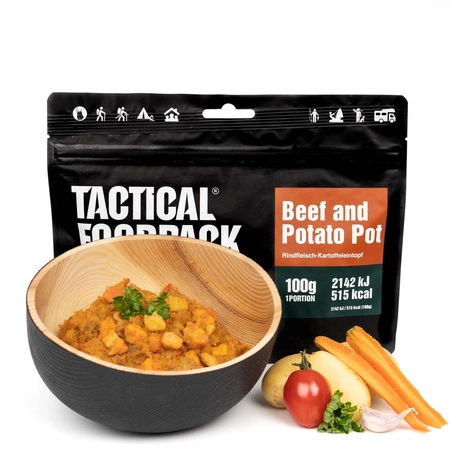 Żywność liofilizowana Tactical Foodpack gulasz z wołowiną i ziemniakami