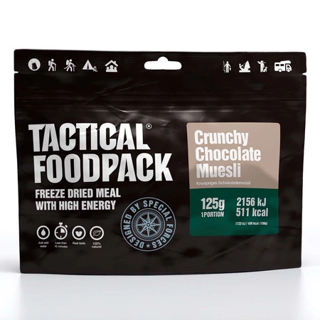 Żywność liofilizowana Tactical Foodpack chrupiące musli czekoladowe